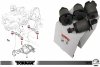 Tuleje mocowania przedniego mostu Chevrolet Silverado 1500 2007-2019